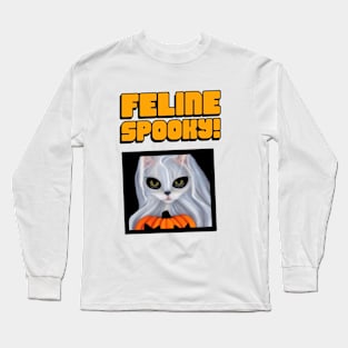 Feline Spooky Long Sleeve T-Shirt